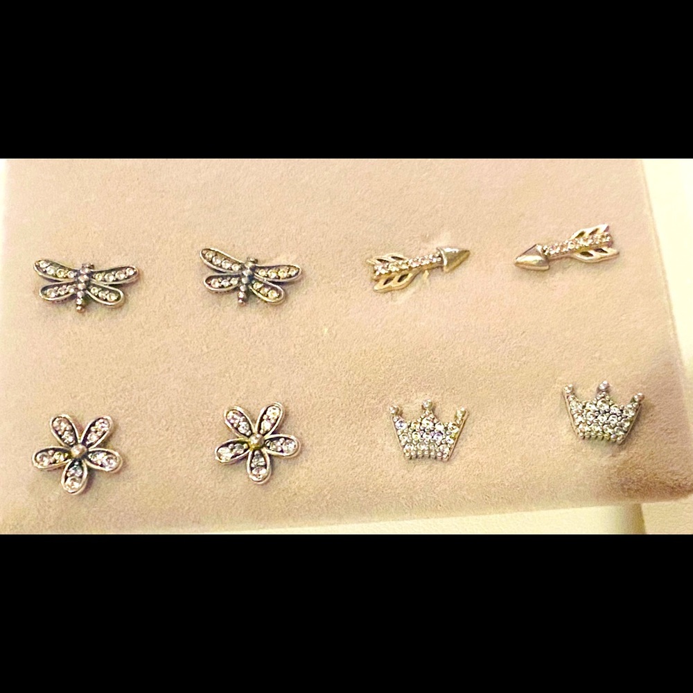 Pandora Earrings-set of 4